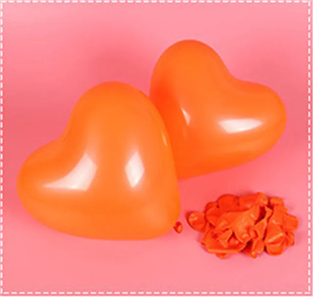 12Inch Heart shape Balloons Love Inflatable Air Helium Balloon room Day Marriage Wedding Birthday Party Decor Supplies
