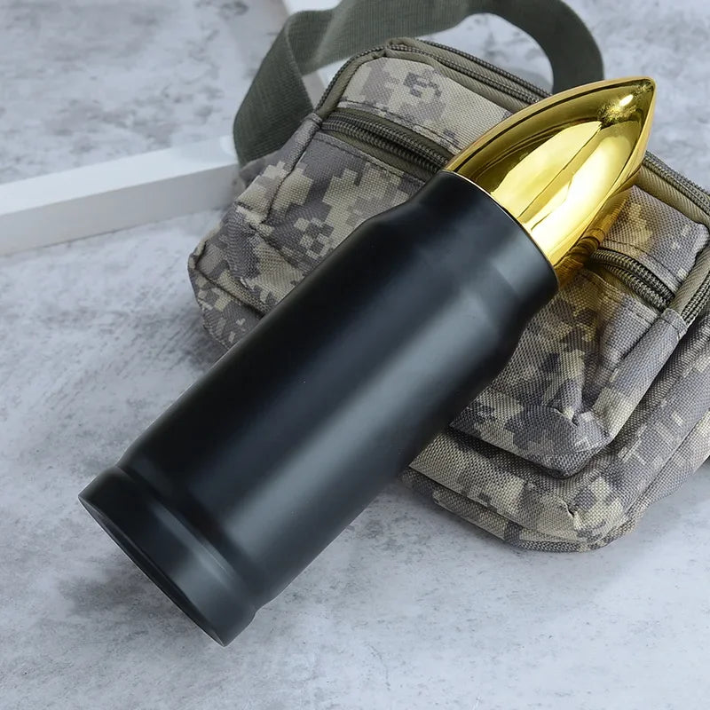 Hemasa 500ml Bullet Shape  Stainless Steel Water Bottle  for Coffee/Drinking /Gift