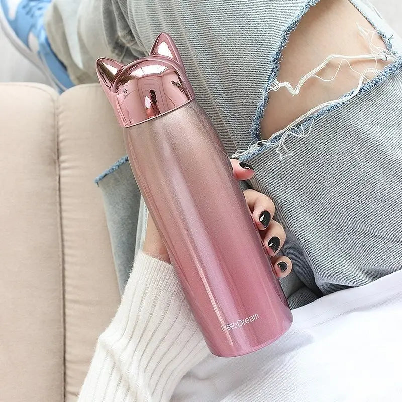 Hemasa 300ml  Steel Water Bottle /Small Coffee Thermos Cup With Lid