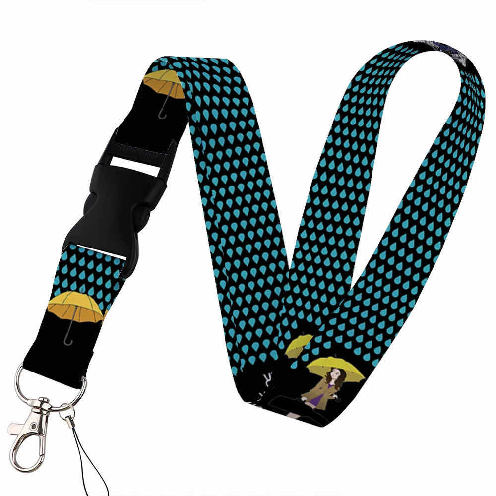 Tejesa  Lanyard Keys Chain Badge Holder ID Credit Card Pass Hang Rope Lariat Mobile Phone Charm Accessories Gifts