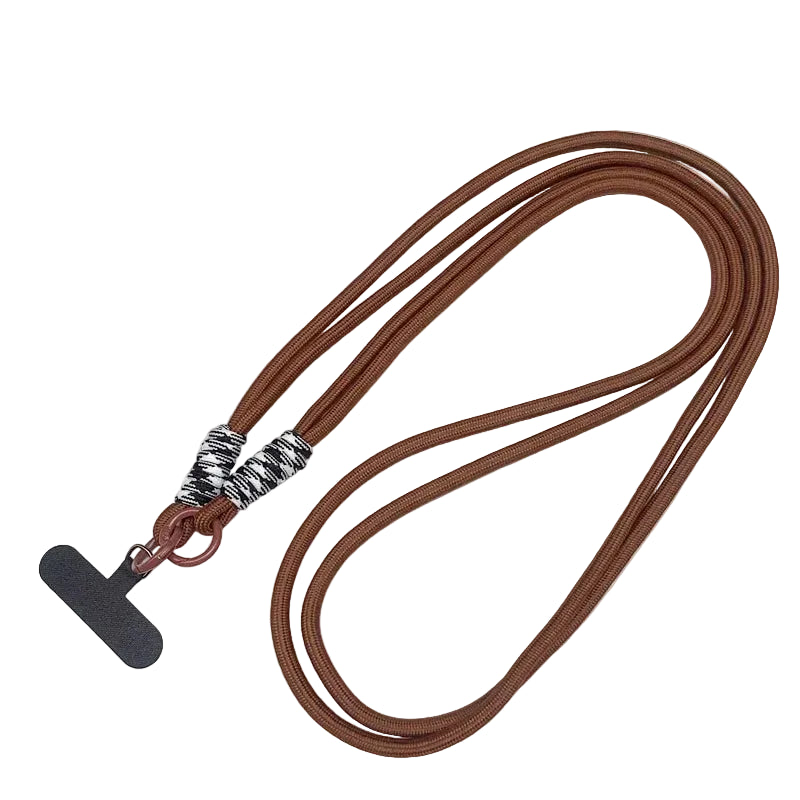 Tejesa 120cm Double Rope Mobile Phone Lanyard /Crossbody Phone Straps Neck Clip Cord Rope Twisted Backable Outdoor Anti-loss Phone Chain