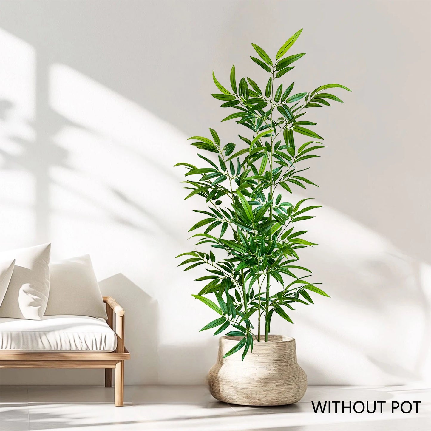 Tejesa 120-240CM New Artificial Green Bamboo Branches plant Fake Plastic indoor outdoor faux plants for Home wedding garden room decor