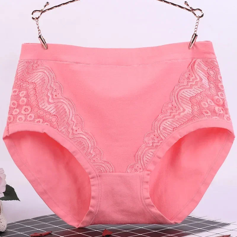 Large Size Middle-aged Women's Panties High Waist Fat Cotton Briefs Lenceria Para Damas Ropa Interior Femenina Lingerie XL-6XL
