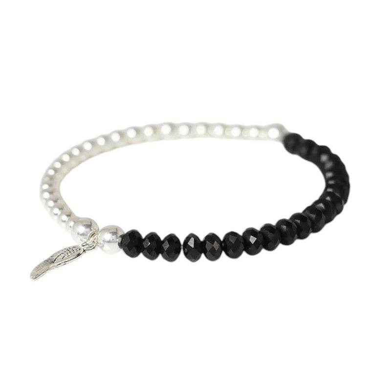 Tejesa  Angel  Faceted Natural Stone Bracelets Labradorite Beads Lucky Bracelet for Men /Women