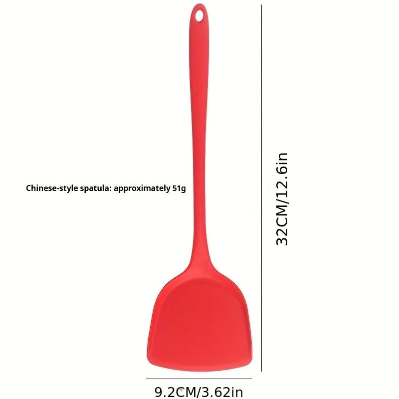 Tejesa 1/4/8pcs Non-Stick Pans Silicone Spatula Soup Ladle Slotted Spoon Cooking Tools for Kitchen Kitchen Utensil