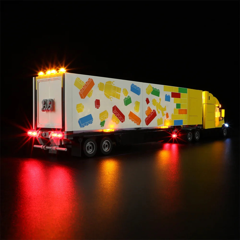 City Led Light Kit For 60440 The Delivery City Truck Not Include Building Block (Only Lighting Set)