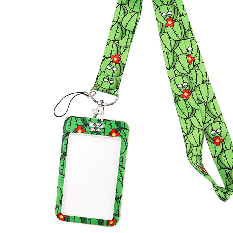 Tejesa Butterfly Lanyard Business Credit Card Holder Neck Strap Keychain Hang Rope ID Badge Holder Lariat Lasso