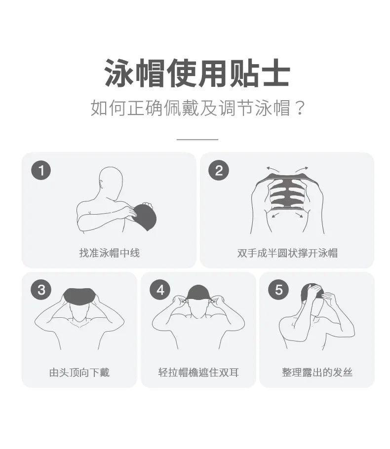 Hemasa Cartoon Cute Fish Shark Silicone Swimming Cap for Children  Kids Swimming Cap