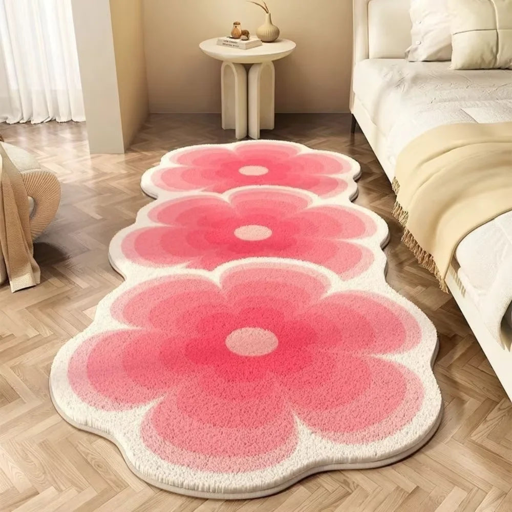 Tejesa Soft Warm Bedside  Long  Rug For Bedroom/ Washable Waterproof Carpet For Live Room Sofa Carpet Home Decoration