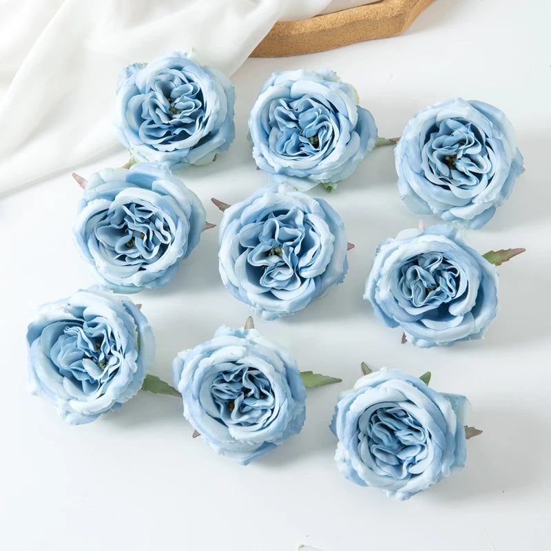 Artificial Flowers Silk Peony Home vase table Party Wedding Decoration Outdoor Garden Christmas Wreaths Flower Wall Scrapbooking