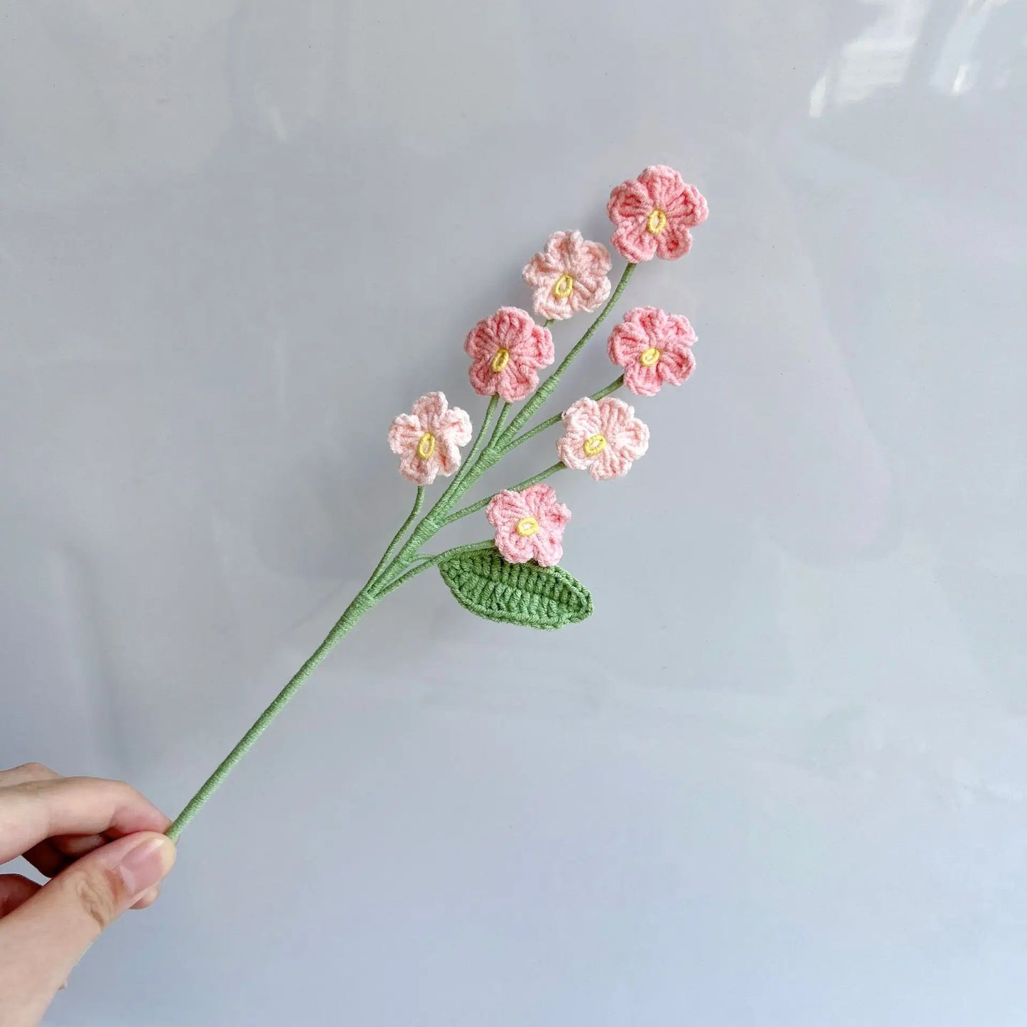 Hemasa  Crochet Flower Knitted Bouquet Decor /Mini Handwoven Flowers /Home
