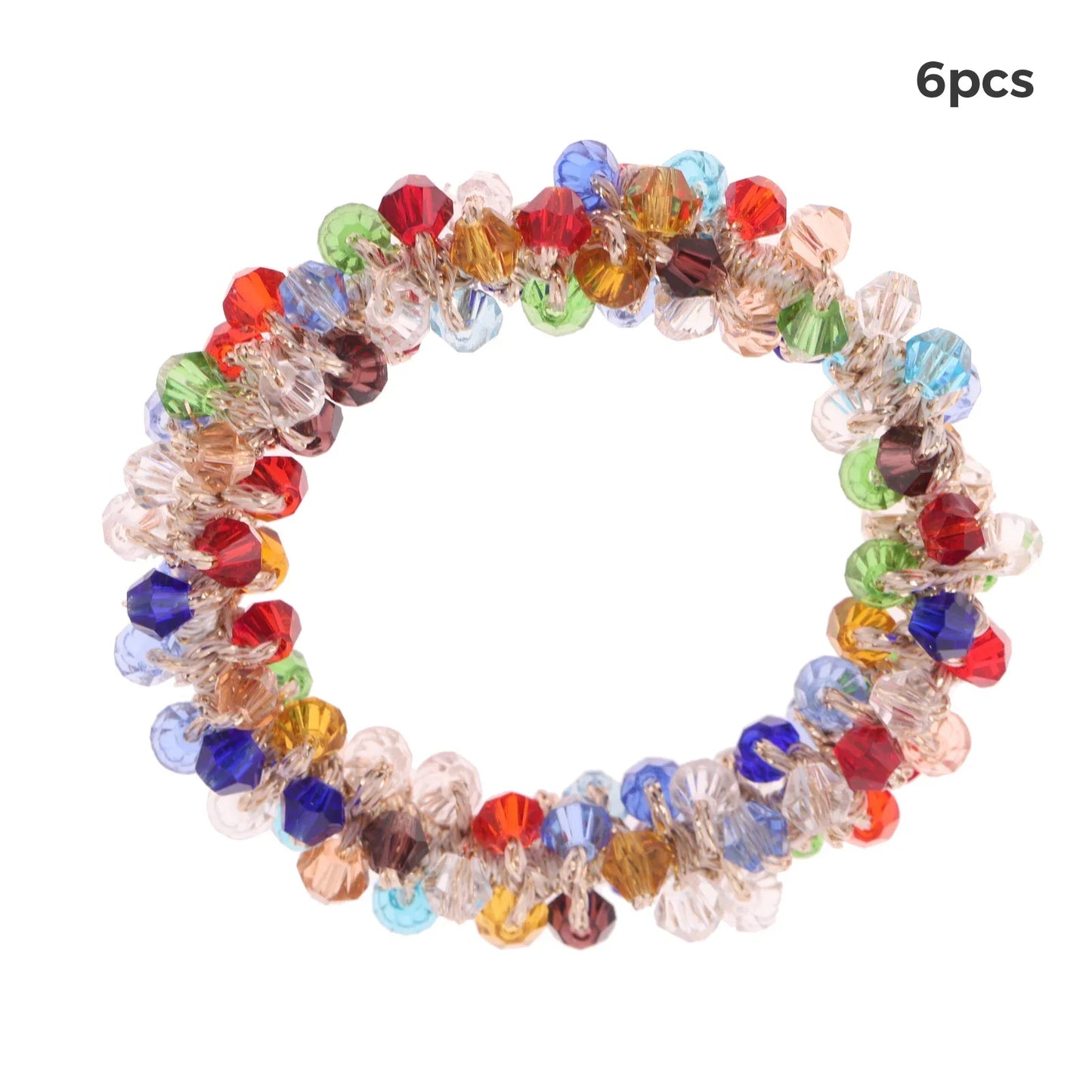 Hemasa 12pcs Creative Napkin Rings/ Crystal Beads Napkin Rings