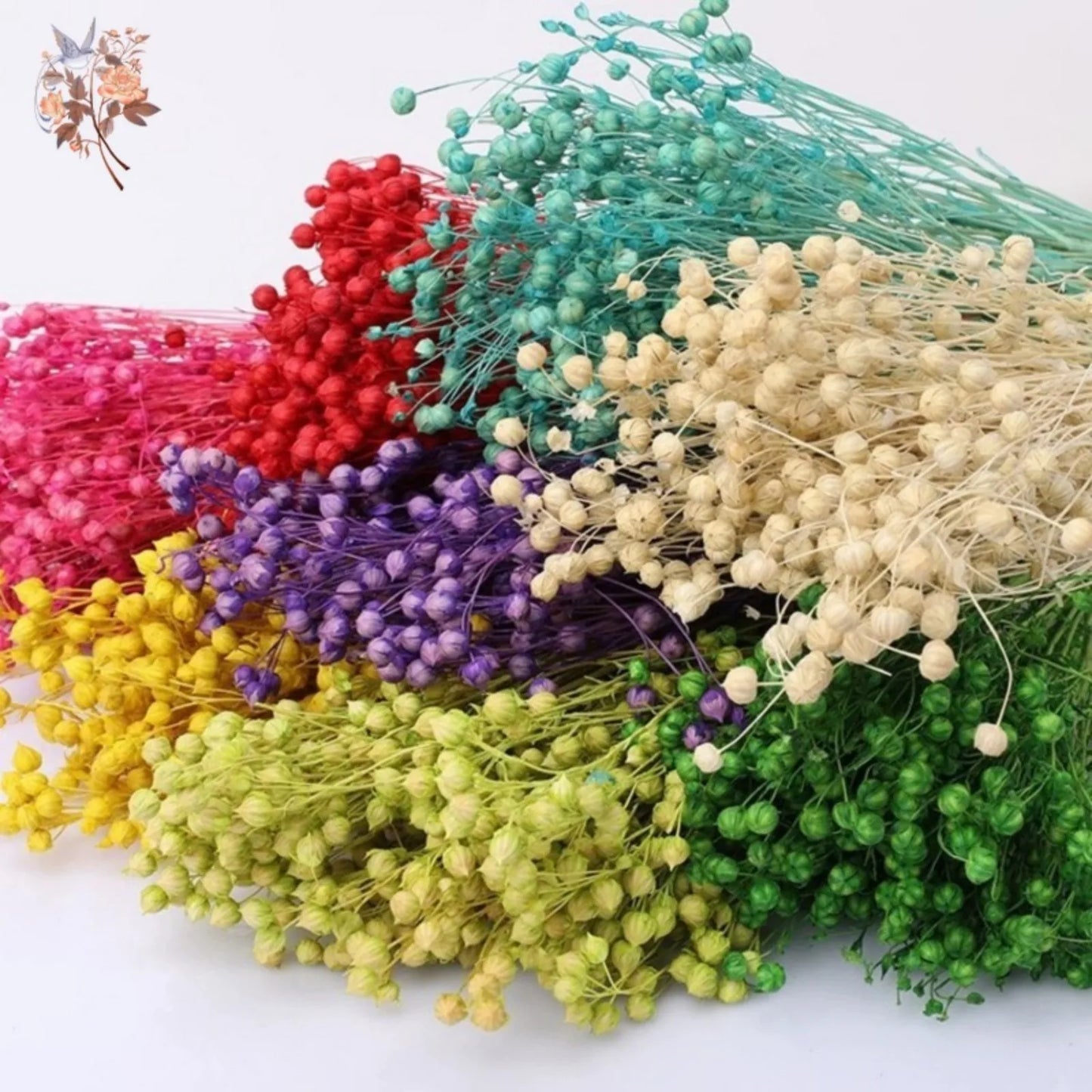 Natural Dried Flowers Linen Grass Bouquets Preserved Real Plants for Home Room Decor DIY Material Wedding Decoration Epoxy Resin