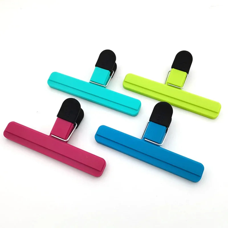 Portable Large Chip Bag Clips Plastic Assorted Sizes Food Snack Seal Sealing Clip Sealer Clamp Kitchen Storage Accessories