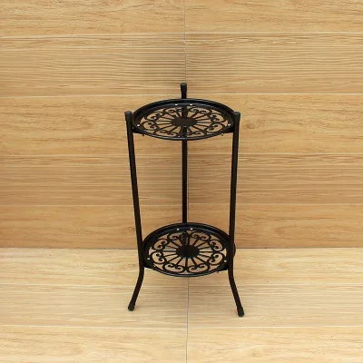 Tejesa Indoor and Outdoor Multi-layer Flower Pot Stand European Style Living Room Balcony Green Radish Succulent Storage Rack with Tray