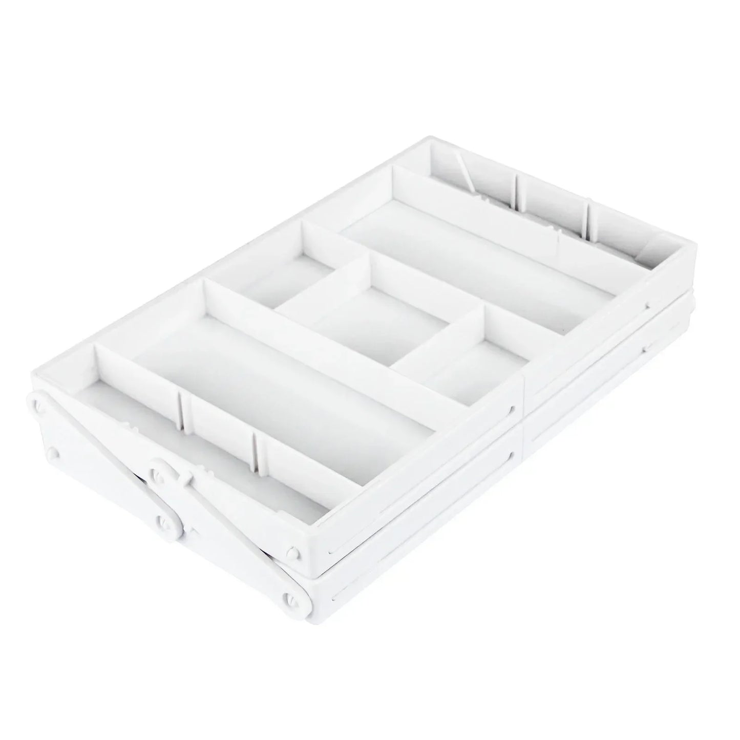3 Tier Folding Expandable Drawer Organiser Multi-Layer Organiser Tray Box Jewellery & Cosmetics Storage Drawer Organiser Shelf