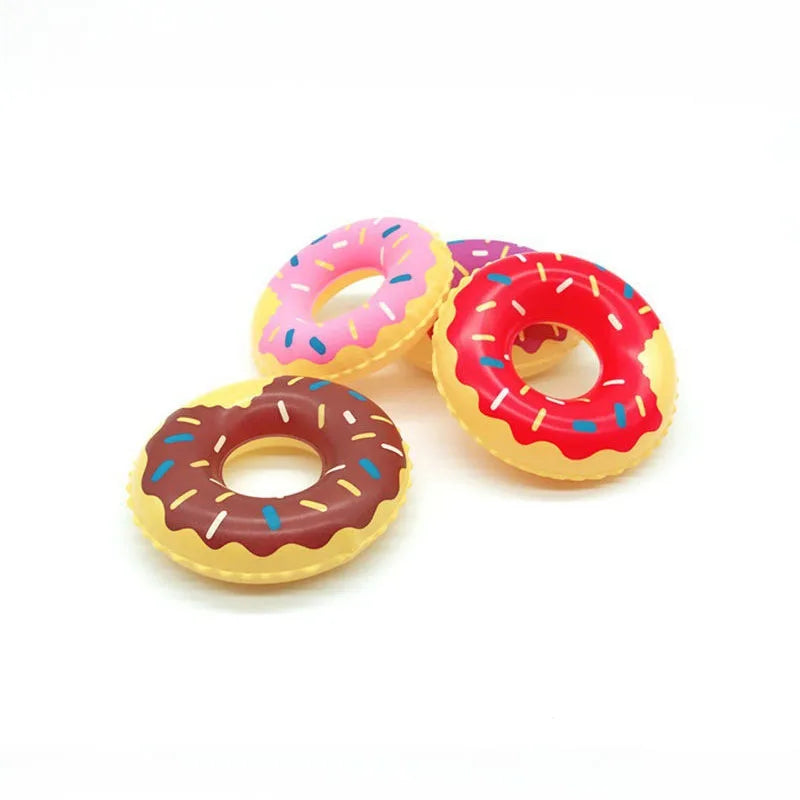Hemasa 20PCS inflatable mini  Donut swimming rings water games /swimming ring toys