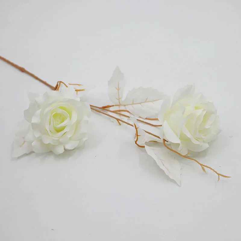 4Pcs Black Rose Artificial Flowers Halloween Decoration Silk Flower for Home Wedding Party Event Flower Arrangement Fake Roses