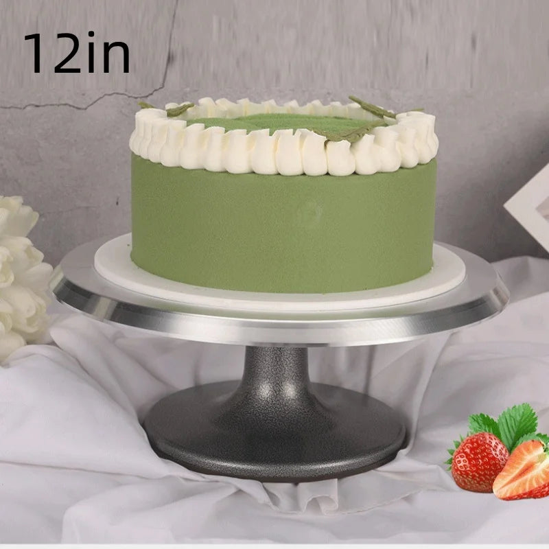 Hemasa Cake Turntable Cake Decorating Table Household Baking Tools  / Decorating Turntable 10 Inch/12 Inch