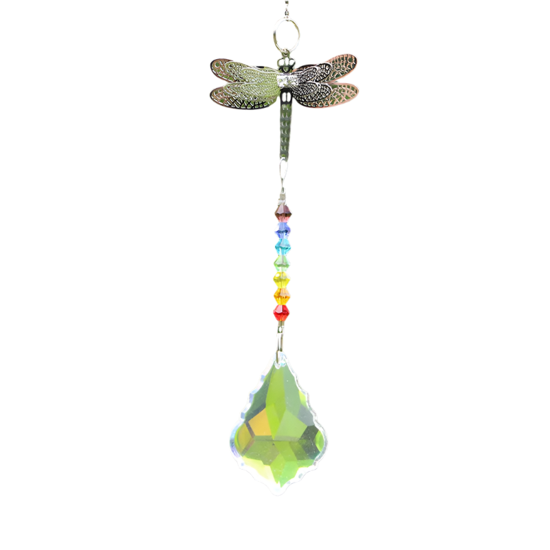 Hemasa 1PCS AB Crystal Suncatchers/Dragonfly Pendant/Window Decor Christmas Birthday Gifts