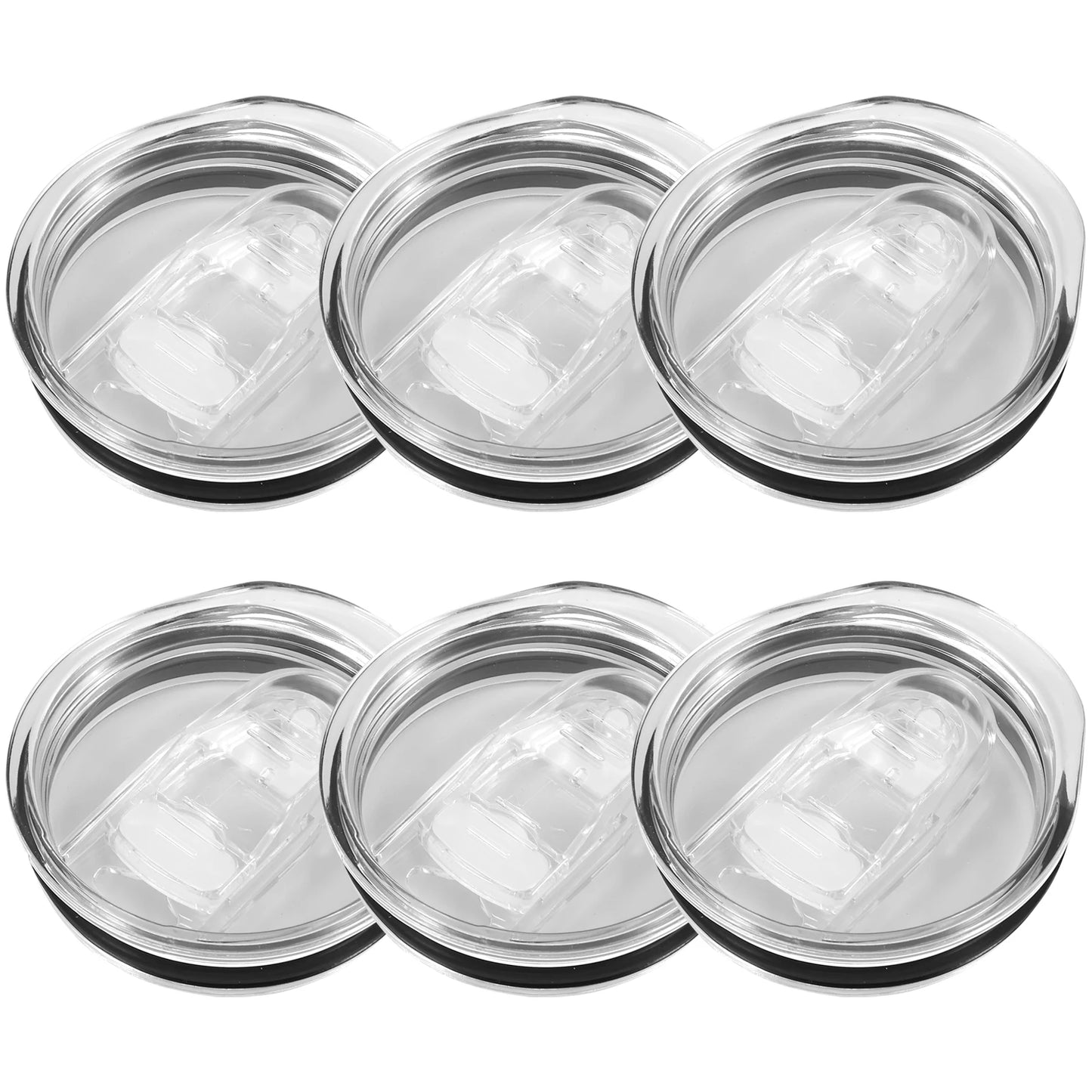 Tejesa 24/6pc Cup Cover 20oz Tumbler Sealing Lid Leak-Proof Cup Lid Skinny Water Bottle Thermos Cup Travel Fitness Antifouling Cup Cap