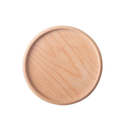 Hemasa Wooden Coaster Cups Placemat /Black Walnut Wood Coaster/ Round Heat Resistant Drink Coasters(Set of 4)