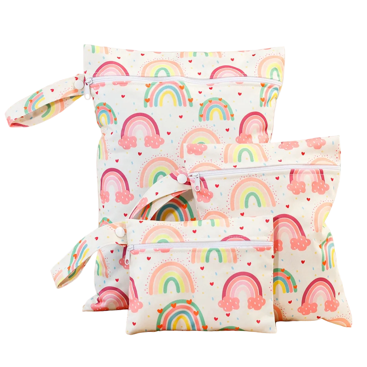 Tejesa 3pcs Set Washable Reusable Baby Blanket Storage Bag /Easy Carry Multifunctional Travel Bag