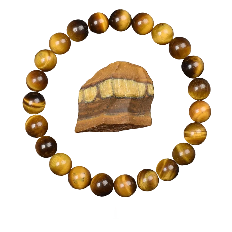 Tejesa Natural Golden Obsidian Stone Beads Bracelet Men Women/ Golden Light Rainbow Obsidian Raw Stone Round Bead Natural Energy Jewelry