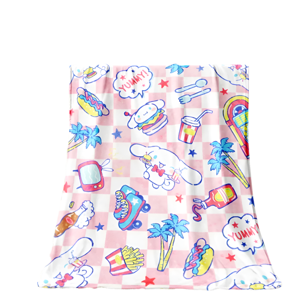 Hemasa Lightweight Flannel Throw for Bed, Travel, Camping, Livingroom, Office, Couch,Chair
