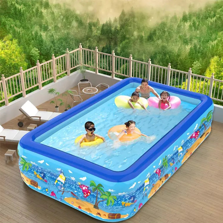 Hemasa Full Sized Home Family Lounge Inflatable Swimming Pool For Kids And Adults