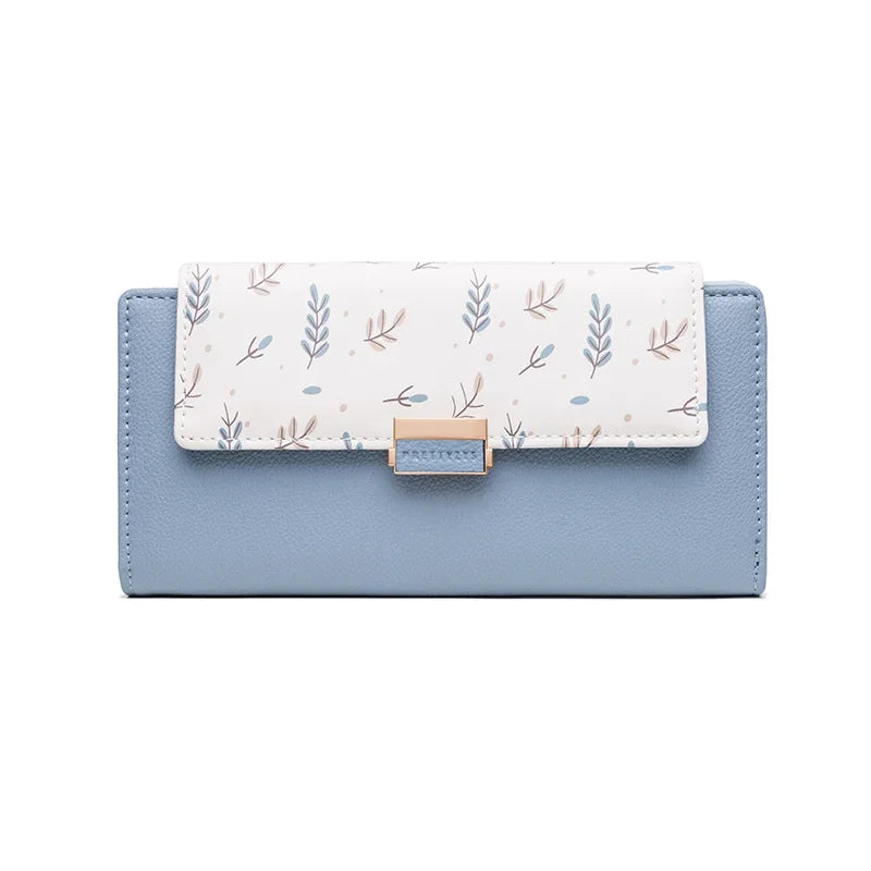 Tejesa  Long Pu Leather Purses Female Big Capacity Money Bag Lady Coin Card Holders High Quality Hasp Clutch Carteras