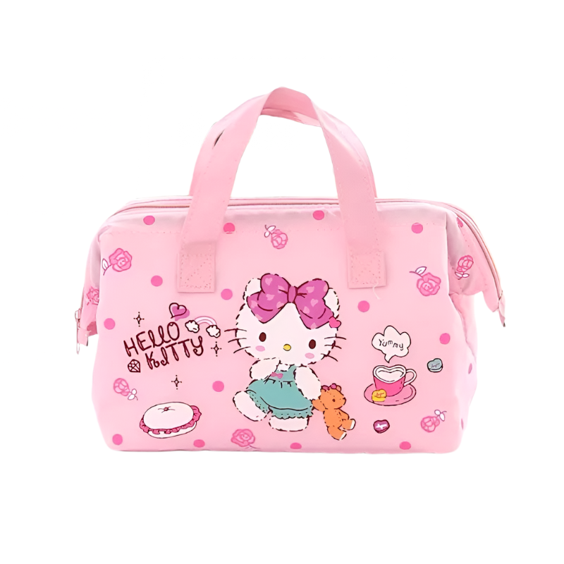 Hemasa Hello Kitty Lunch Box Bag Little Twin Star Cute Hand  Bag Canvas Lunch Box Bag Mummy Bag Girl Food my melody