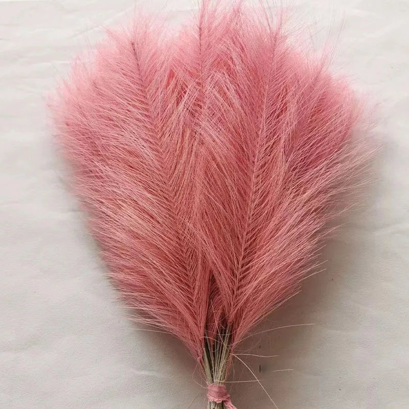 Artificial Pampas Grass 1/5/10/30pcs Fake Pampas Grass Flower Boho Wedding Bouquet Home Decor Table Flower Arrangement Decor