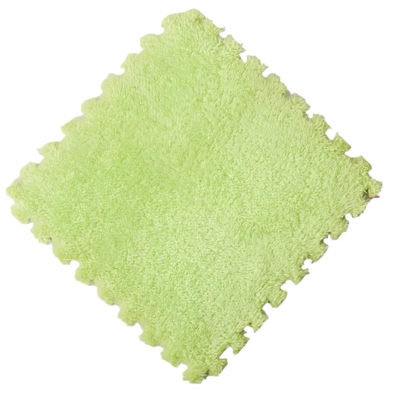 Hemasa Soft Plush Kids Mat Sports Children's Carpet Eva Foam Puzzle Rug Warm Play Mat for Children's Room Home Floor Decoration