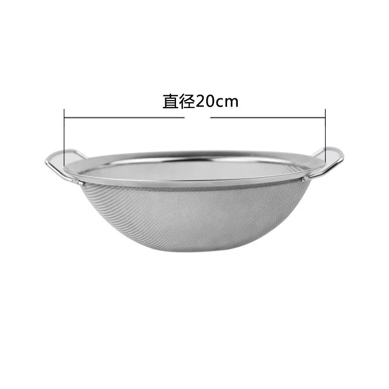 Hemasa Stainless Steel  Mesh Strainer Basket with Double Handles