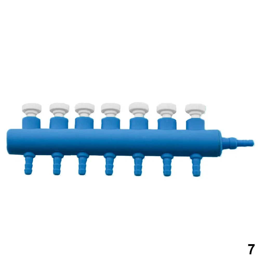 Tejesa Aquarium Air Pump Hose Splitter Air Distributor Adjustable Tracheal Shunt Single Hole Oxygen Booster Pump Adapter Accessories