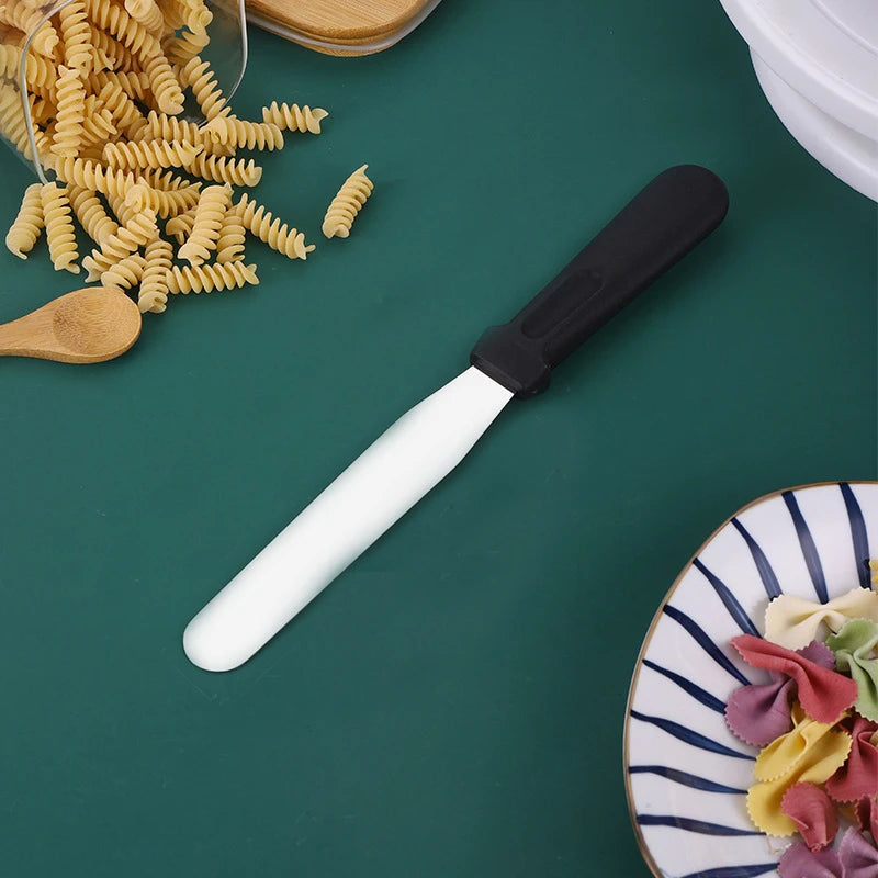 Tejesa 27cm Stainless Steel Cream Spatula Icing Smoother Frosting Knife /Cake Decorating Cake Butter Baking Kitchen Accessories