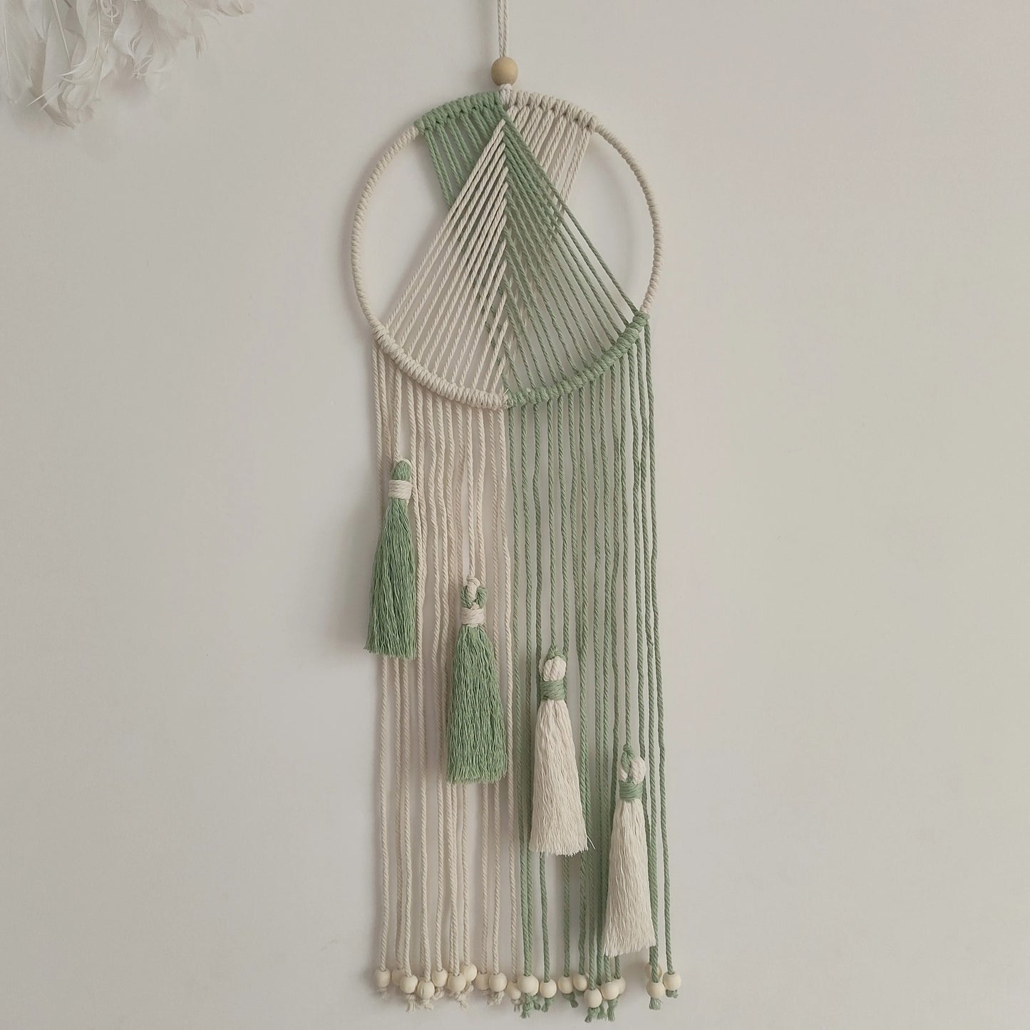 1pc Woven Tassel Tapestry Wall Hanging Pendant For Living Room Office Home Decor
