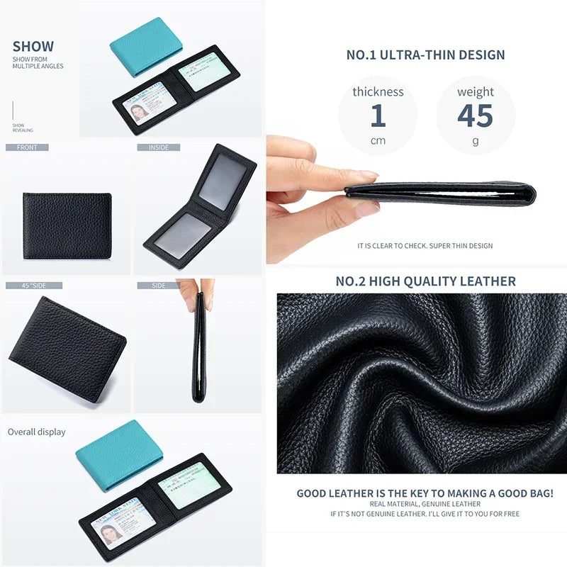 Hemasa Leather Car Driving Documents Auto Driver License Credit Card Bag Case Cover Holder Purse Wallet
