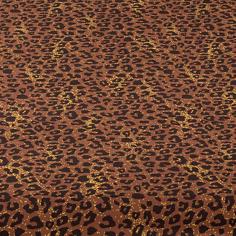1 Simple modern leopard printed matte Fitted Sheet, bedroom printed bed cover, bedding (excluding pillowcases)