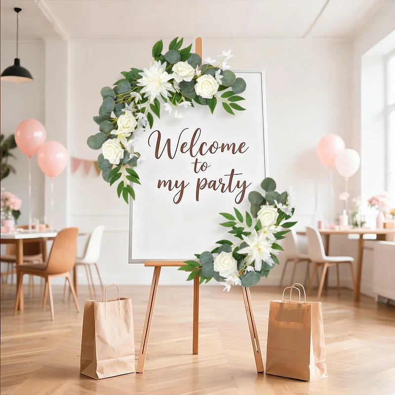 Tejesa Cross-Border Hot-Selling New Artificial Flower Arch for Home Decoration, Wedding, Festival, Hotel and Auditorium Decoration