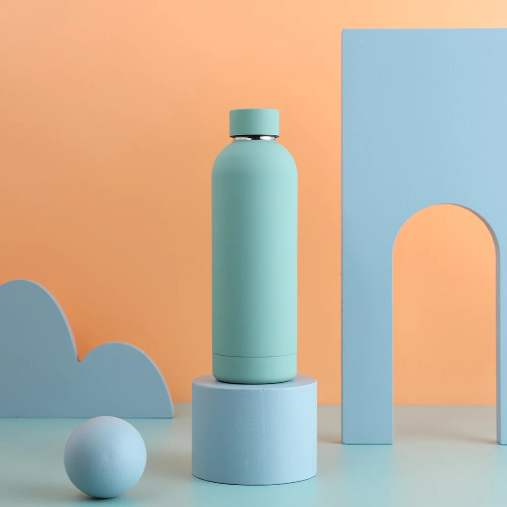 Hemasa 500ML Sports Water Bottle Stainless Steel Thermals Cup Double Wall /304 Vacuum Tumbler Office and Home Insulated Mug