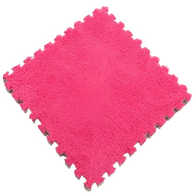 Hemasa Soft Plush Kids Mat Sports Children's Carpet Eva Foam Puzzle Rug Warm Play Mat for Children's Room Home Floor Decoration