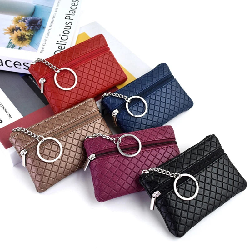 Hemasa Coin Wallet Zipper Coin Purse Key Bags Change Purse Earphone Organizer Card Bags Simple Small Pocket Bags Pouch