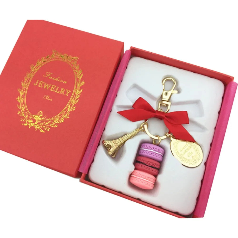 Hemasa Macaron Eiffel Tower pen key ring