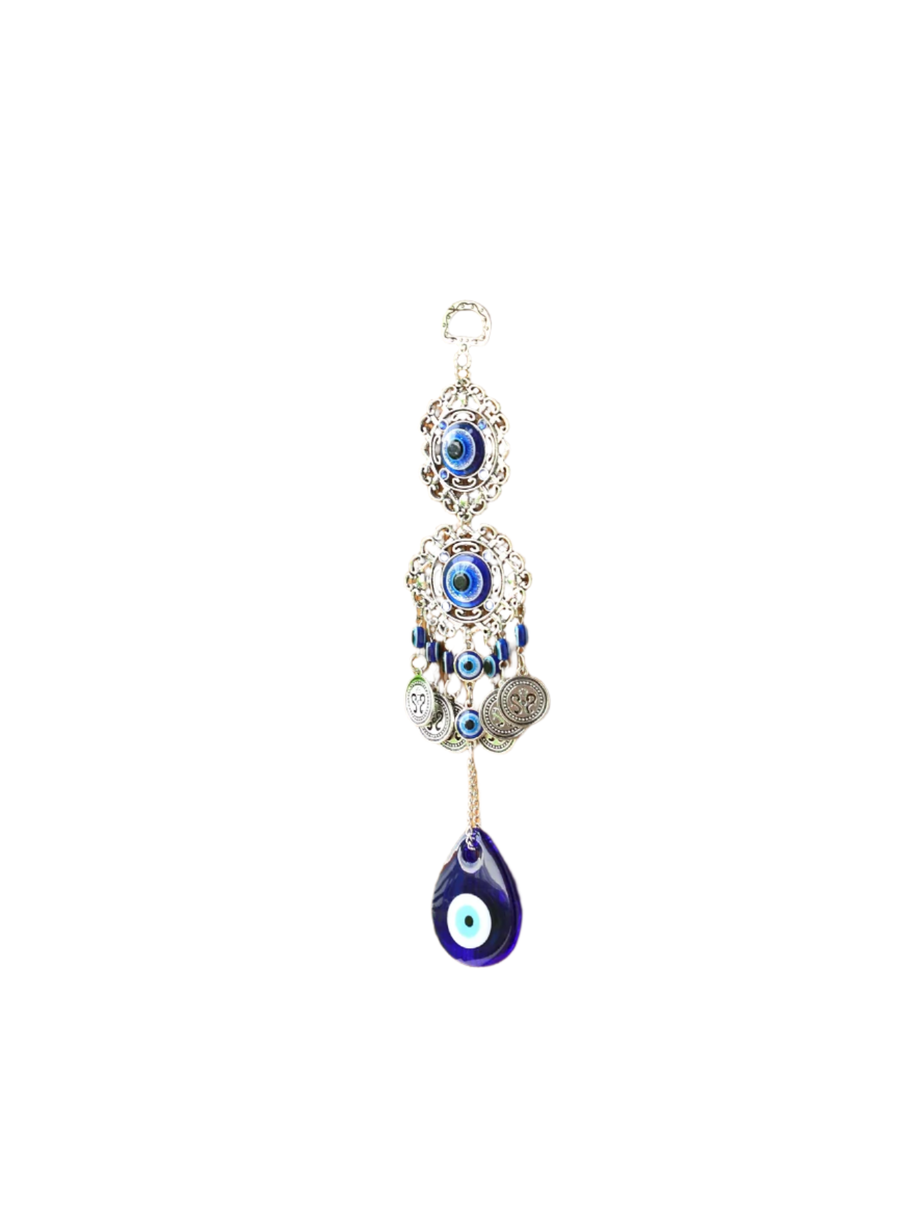 Heamsa Evil Eye Hanging Wall Decor Mental Wall Art Garden Decoration Outdoor Home Decoration Accessories