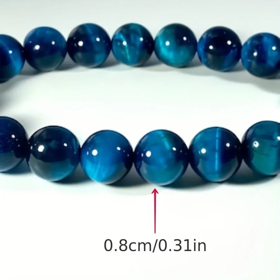 Tejesa  8mm  Natural Tiger Eyes Bracelet Men Women / Stone Braclet Yoga Meditation Braclet For Him