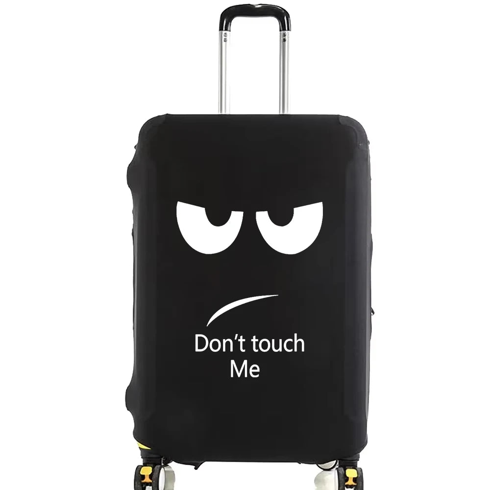 Tejesa Don’t Touch Me Printing  Luggage Cover /Travel Suitcase Protective Cover /Elasticity Dust Covers Suitable for 18-32 Inch Suitcases