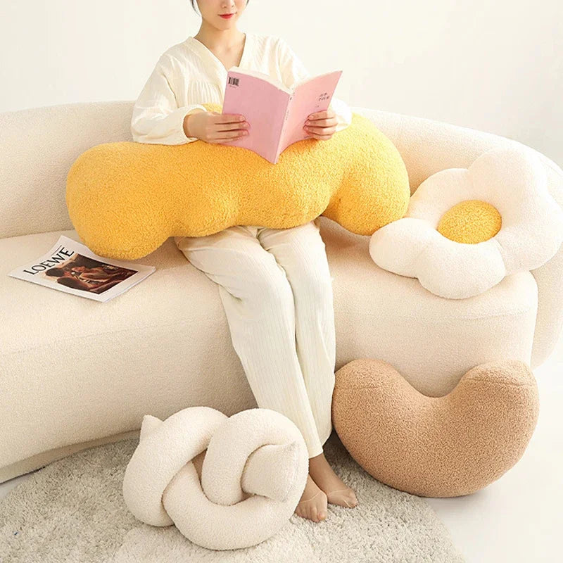 Hemasa  Flower Plush Pillow Creative Sofa Stuffed Cushion Bedroom Home Decor Friends Gift