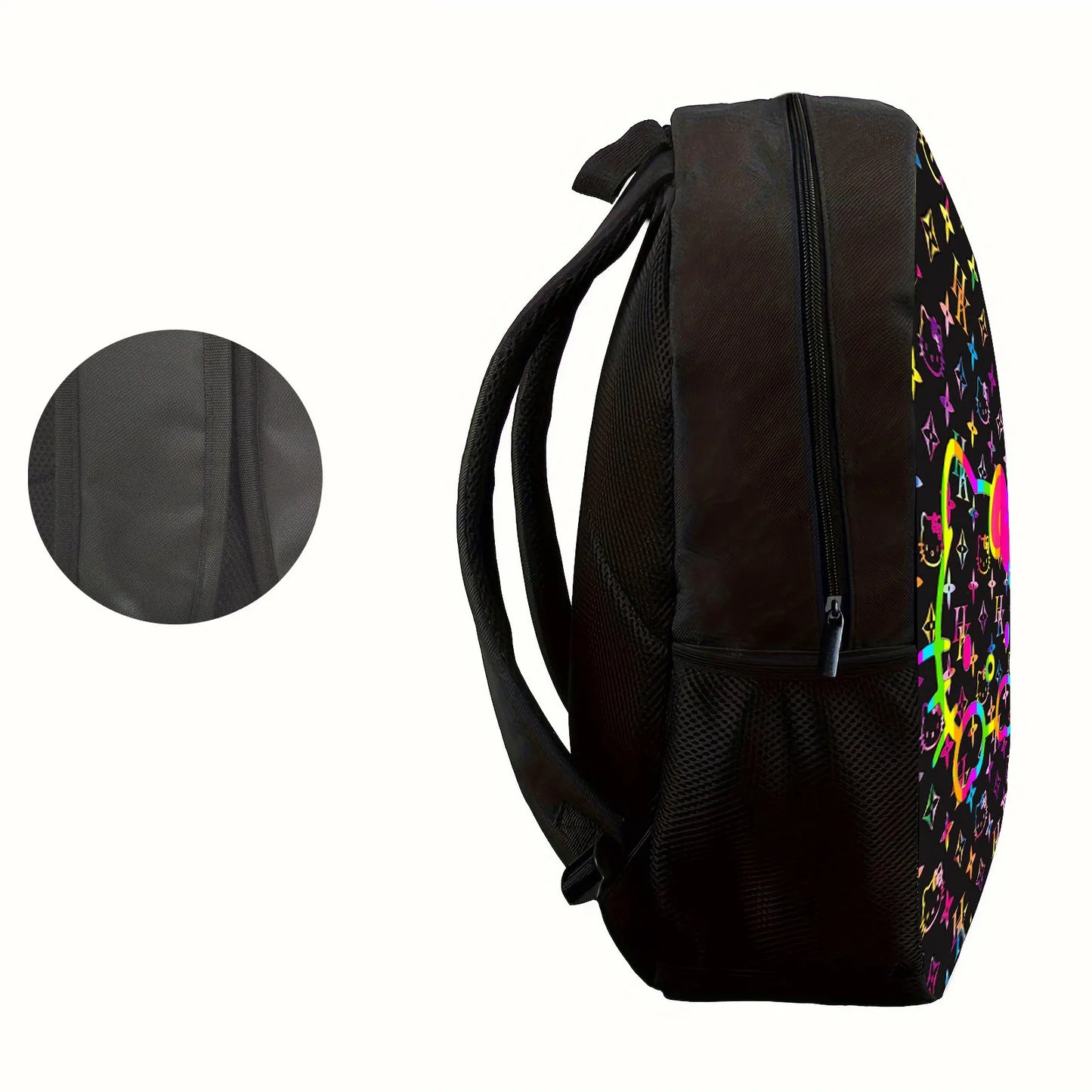 Sanrio Hello Kitty Waterproof Backpack Print Fashion ﻿decorative pattern Schoolbag School Bagtravel bag canvas bag travel bag